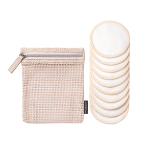 Buy now Paula's Choice Reusable Makeup Remover Pads, Eco-Friendly Cotton & Bamboo Rounds for Toner & Exfoliants, Includes Washable Bag for Laundry & Storage, 10 Count at indiglob india