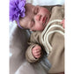 Pinky Reborn Reborn Baby Dolls 20 Inch Realistic Sleeping Doll Silicone Reborn Toddler Handmade Doll Set