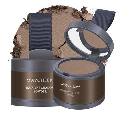 Root Touch Up Powder for Thinning Hair - Hairline Shadow and Gray Coverage #01 Dark Brown