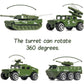 18 Pack Die-cast Military Vehicles Sets,6 Pack Assorted Alloy Metal Models Car Toys and 12 Pack Soldier Army Men, Mini Army Toy Tank,Panzer,Anti-Air Vehicle,Helicopter Playset for Kids Boys - My Store