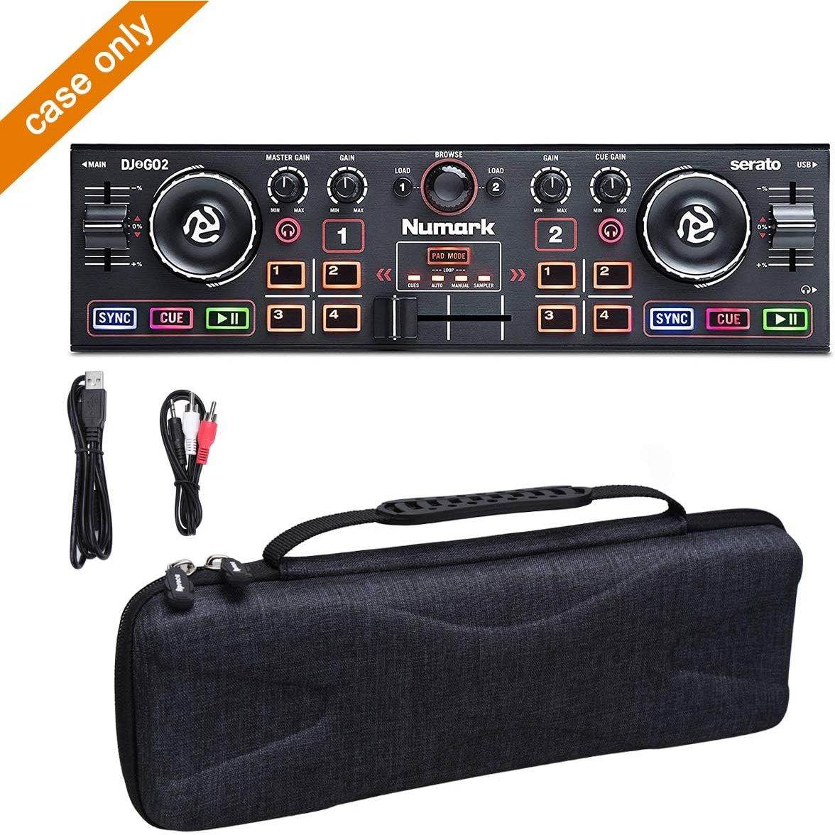 Aproca Hard Carry Travel Case Compatible with Numark DJ2GO2 Pocket DJ Controller - My Store
