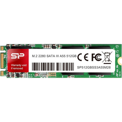 Silicon Power 512GB A55 M.2 SSD SATA III Internal Solid State Drive 2280 SU512GBSS3A55M28AC