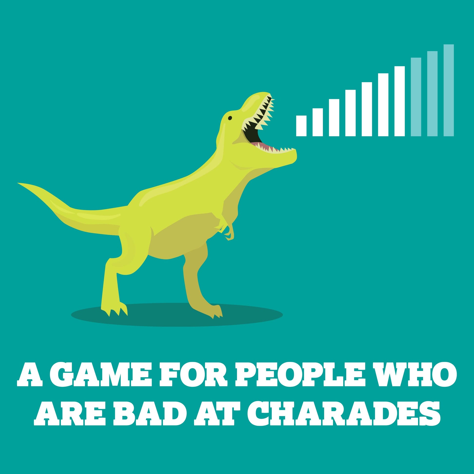 Buy now Exploding Kittens On a Scale of One to T-Rex 2-8 Players - Ages 7+ - 15 Minutes to Play - Charades Style Acting Card Game - Party Game, Family Game Night, Kid and Adult Card Game at indiglob india