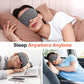 INNELO 3D Contoured Sleep Mask for Side Sleepers, 100% Light Blocking Sleeping Mask for Men & Women, Soft, No Pressure on Eyes, Airplane Blindfold for Travel, Night Eye Cover for Nap, Yoga, Grey