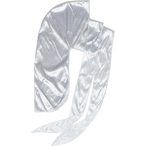 RED by Kiss Silky Satin Durag Premium Smooth Silky Durag for Men & Women 360 Waves Headwraps (Grey)