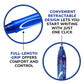 Buy now BIC Gelocity Quick Dry Blue Gel Pens, Medium Point (0.7mm), 12-Count Pack, Retractable Gel Pens With Comfortable Full Grip at indiglob india