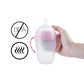 Compatible Baby Bottle Handle for Comotomo Bottles 8 oz & 5 oz, 3 Count, Pink