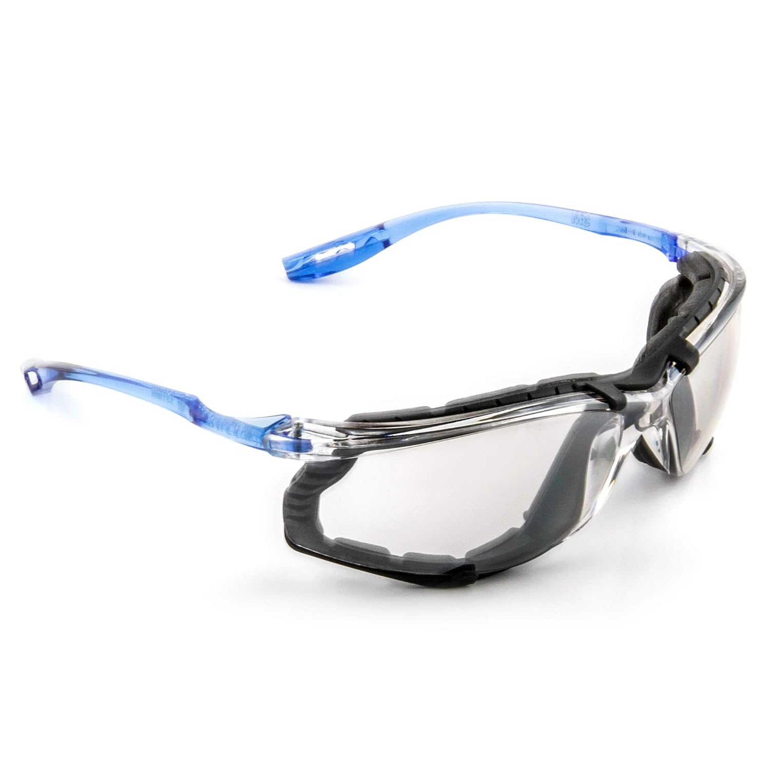 Buy now 3M Safety Glasses, Virtua CCS, ANSI Z87, Anti-Fog, Clear Lens, Blue Frame, Corded Ear Plug Control System, Removable Foam Gasket I O Mirror Lens, Blue Frame With Foam Gasket Safety Glasses 1 Count (Pack of 1) at indiglob india