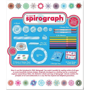 Spirograph Design Set Boxed - Arts and Crafts, Kids Toys, Art Supplies, Craft Supplies, Drawing Kit, Spiral Art, Reproduction of Classic Gear Design Kit, Pens, Design Sheet Included, Ages 8+