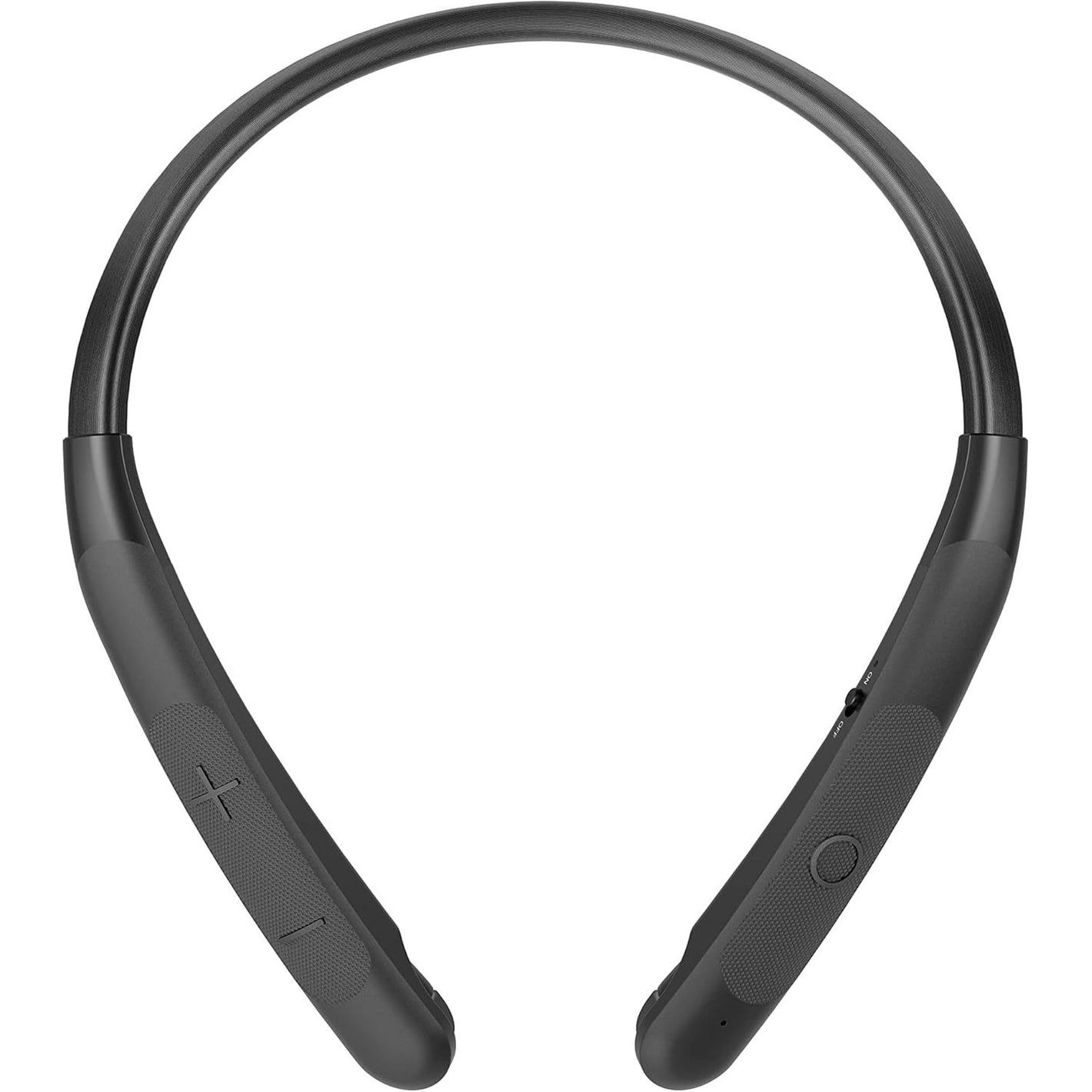 LG TONE Wireless Stereo Headset with Retractable Earbuds NP3, Black, Small