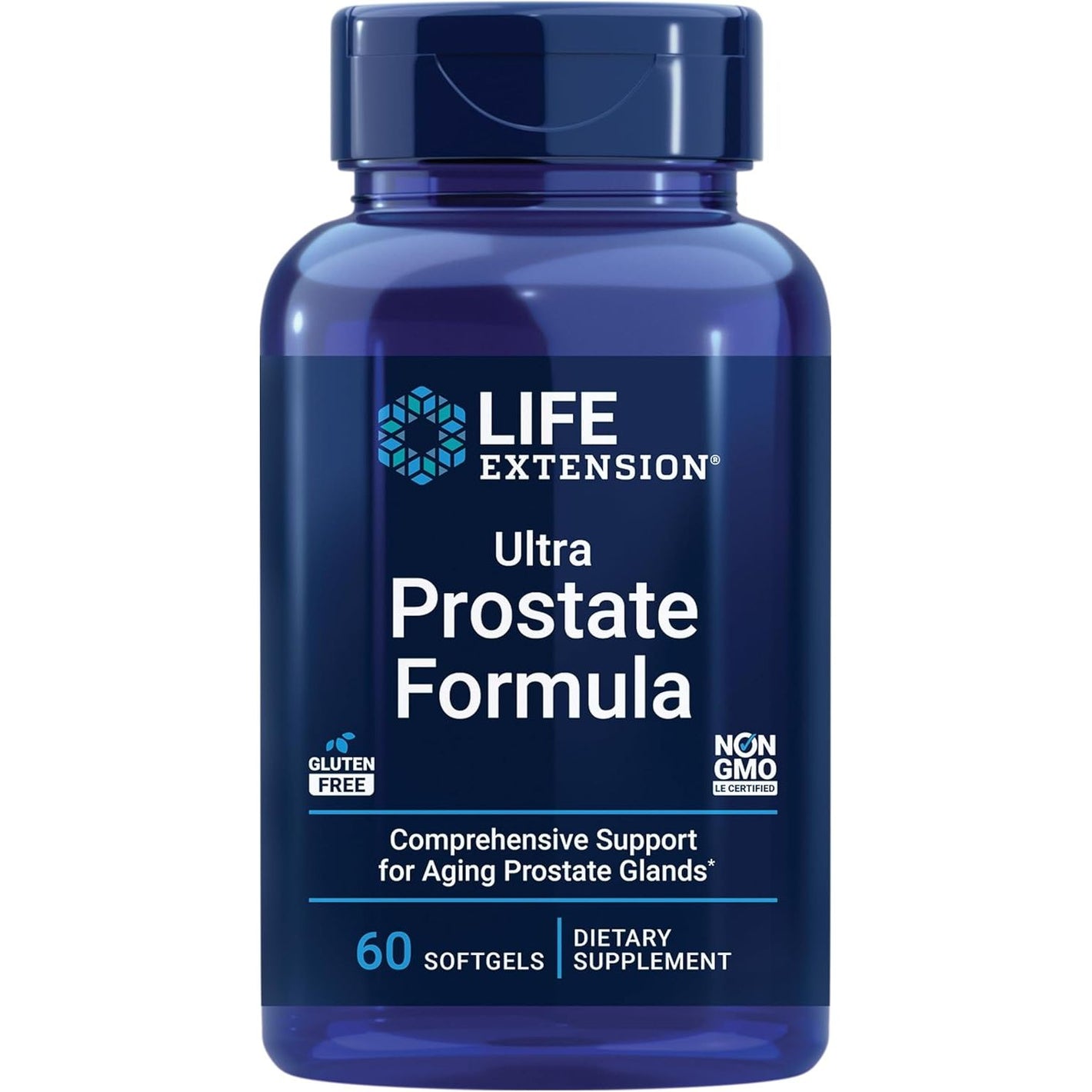 Life Extension Ultra Prostate Formula, Saw Palmetto for Men, pygeum, stinging Nettle Root, lycopene, Prostate Health, Urination Flow, PSA, Non-GMO, Gluten-Free, 60 softgels