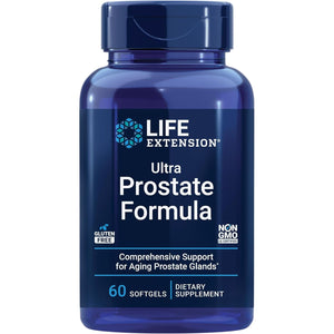 Life Extension Ultra Prostate Formula, Saw Palmetto for Men, pygeum, stinging Nettle Root, lycopene, Prostate Health, Urination Flow, PSA, Non-GMO, Gluten-Free, 60 softgels