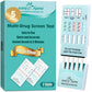Easy@Home 5 Panel Urine Drug Test Kit [5 Pack] - THC/Marijuana, Cocaine, OPI/Opiates, AMP, BZO All Drugs Testing Strips in One Kit - at Home Use Screening Test with Results in 5 Mins #EDOAP-754