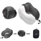 Travel Pillow, Best Memory Foam Neck Pillow Head Support Soft Pillow for Sleeping Rest, Airplane Car & Home Use (Grey)