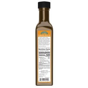 Buy now NOW Foods, Organic Virgin Pumpkin Seed Oil, Cold-Pressed, Unrefined, Distinct Robust, Nutty Flavor, Certified Non-GMO, 8.45-Ounce at indiglob india