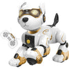 Robot Dog Toys for Kids, Remote Control Stunt Programmable Robot Puppy Toy Dog Interactive with Commands Sing, Dance, Bark, Walk Electronic Pet Dog for Boys Girls Gifts - Golden