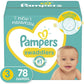 Pampers Swaddlers Diapers Size N 20 Count Pack of 2 (Total of 40 Pampers)