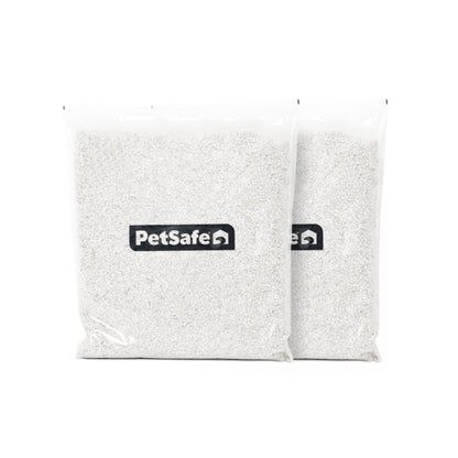 Buy now PetSafe ScoopFree Premium Natural Cat Litter - Eco-Friendly Long-Lasting Litter - High Absorbency & Low-Tracking Design - Non-Clumping Pebbles - 4.2 lb Bag - 2 Pack Unscented Natural at indiglob india