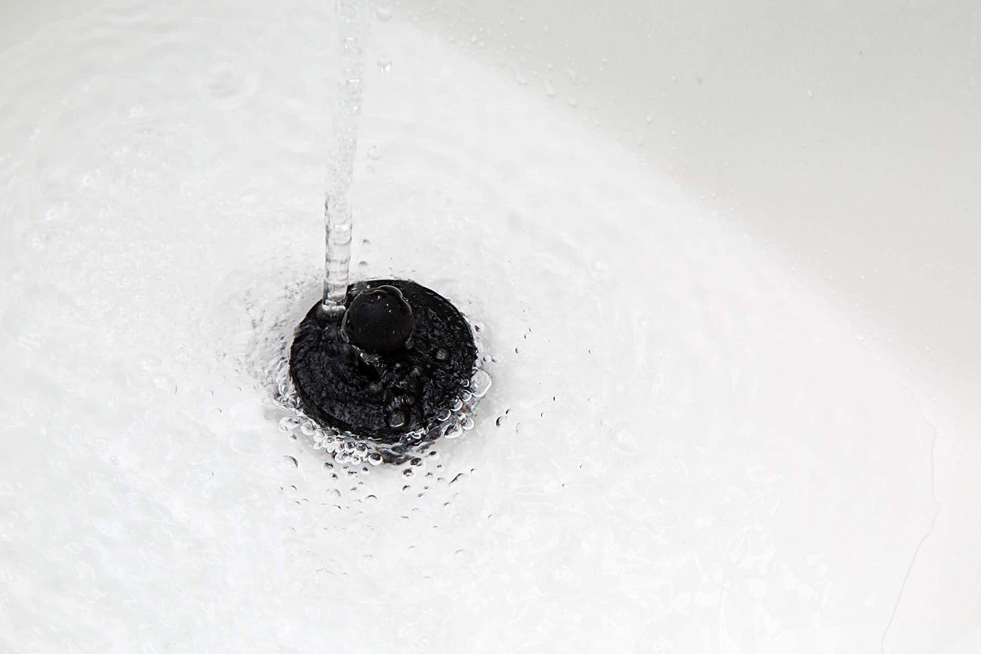 Buy now StopShroom Tub 2 Pack Universal Stopper for Bathtub and Bathroom Sink Drains, Black Plug 2pk, 2 Count at indiglob india