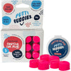 Earvolution Floating Putty Buddies Ear Plugs for Swimming - Invented by an Ear Physician - Moldable, Premium, Silicone - Floats on Water - Waterproof - Made in The USA - 3 Pack - Red/White/Blue - Hot Pink