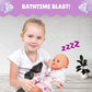 Buy now Liberty Imports Baby Bath Toys 13-Inch Little Newborn Doll Bath Set - Real Working Bathtub with Detachable Shower Spray and Accessories for Kids Pretend Play at indiglob india