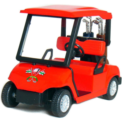 KiNSFUN Golf Cart 4½" Die Cast Metal Model Pullback Action Toy