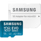 SAMSUNG EVO Select Micro SD-Memory-Card + Adapter, 128GB microSDXC 130MB/s Full HD & 4K UHD, UHS-I, U3, A2, V30, Expanded Storage for Android Smartphones, Tablets, Nintendo-Switch (MB-ME128KA/AM)