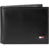 Tommy Hilfiger Men's Passcase Wallet with Removable ID Window - Black Dore