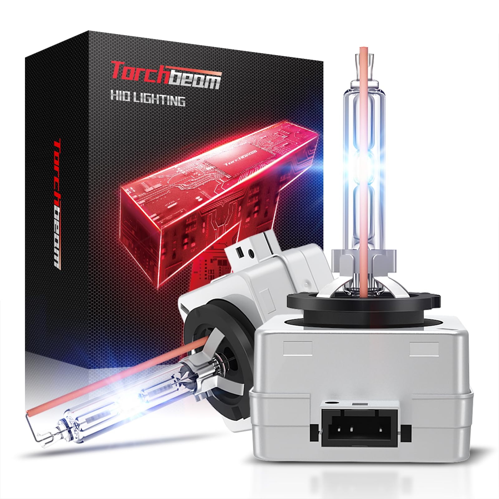 Buy now Torchbeam D3S HID Bulbs, 6000K Cool White, 35W 66340 42403 42302 (42403C1) Replace HID Xenon Bulbs, (Not fit Halogen Assembly), Pack of 2 at indiglob india