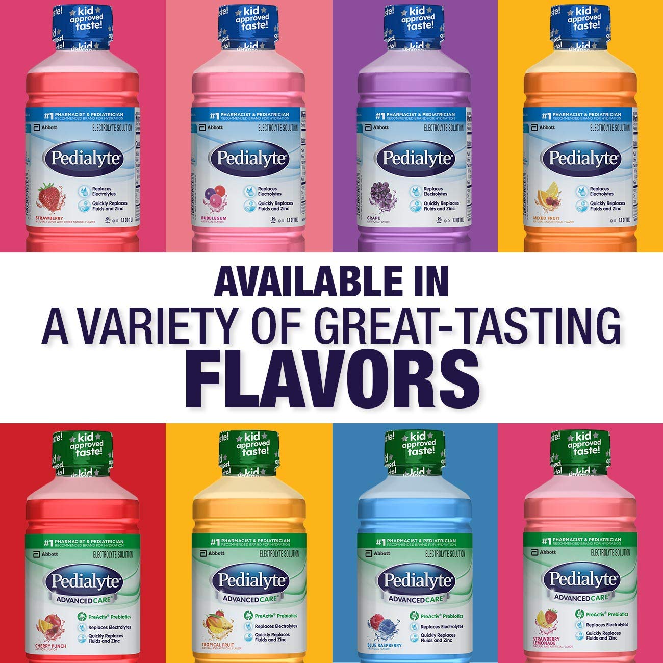 Buy now Pedialyte Electrolyte Solution, Hydration Drink, Unflavored, 1 Liter at indiglob india