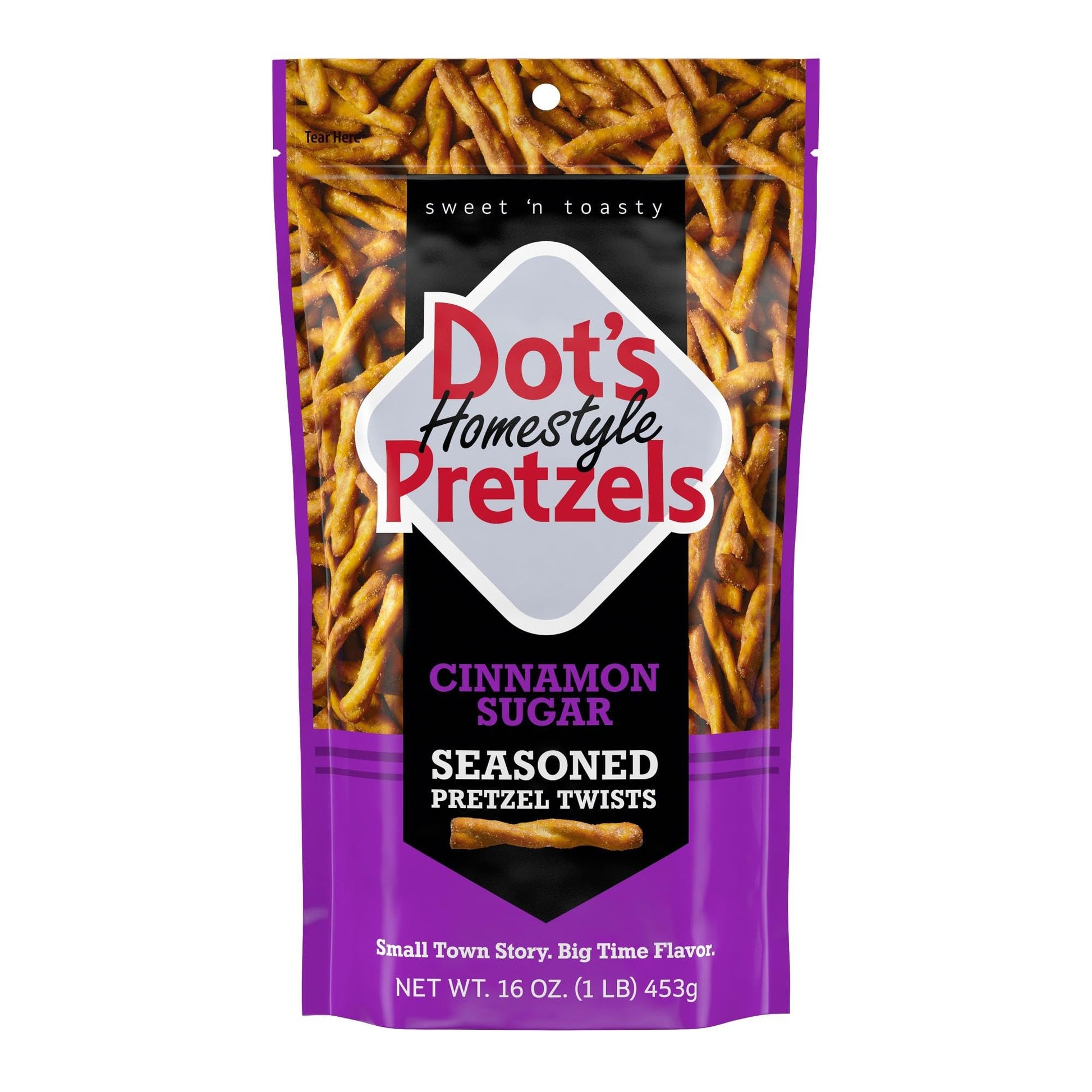 Buy now Dot's Pretzels Original Seasoned Pretzel Twist Snack, 16oz Grocery Sized Bag at indiglob india
