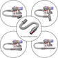 Attachments Tools Kit Compatible with Dyson V15 V12 V11 V10 V8 V7 Cordless Stick Vacuum Cleaner Accessory Replacement Including Flexible Hose, Crevice Tool, Mattress Tool, Stiff Dust Brush