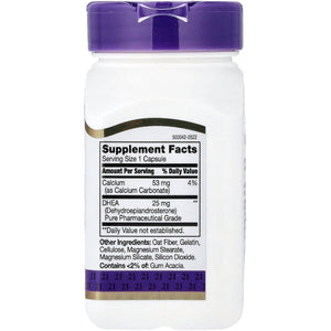 21st Century DHEA 25 mg Capsules, 90 Count