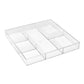 Whitmor 6-Section Clear Drawer Organizer