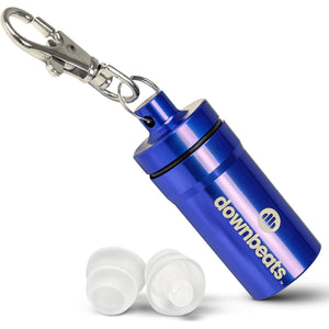 High Fidelity Ear Plugs for Hearing Protection - Discreet, Clear Ear Plugs for Concerts, Festivals & Noisy Events - Up to 18dB Background Noise Reduction Reusable Ear Plugs - Comes with Aluminum Case