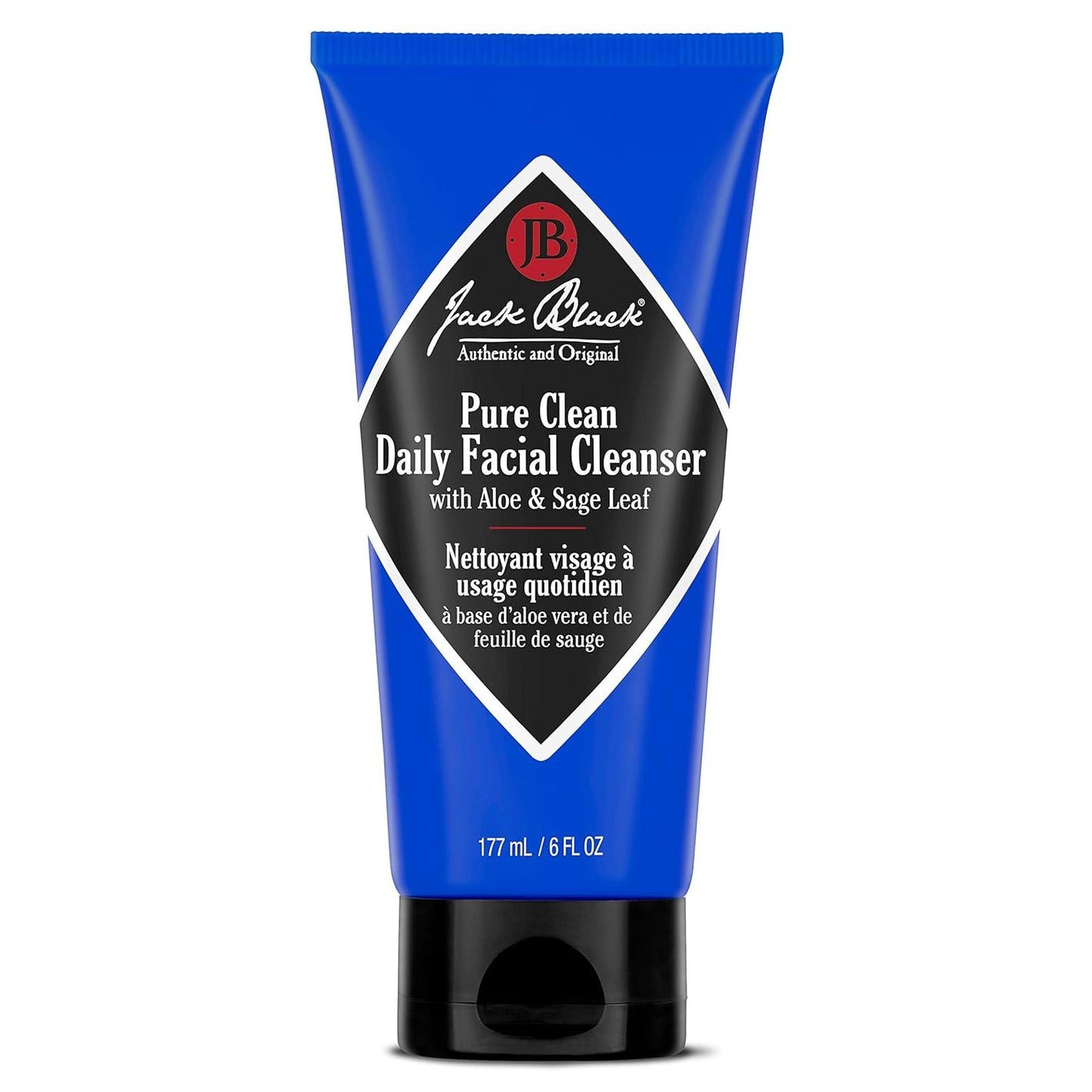 Jack Black Pure Clean Daily Facial Cleanser for Men - Mens Face Wash, Jack Black Face Wash Men's, Face Wash for Men, Face Cleanser for Men, 2-in-1 Mens Facial Cleanser & Toner, Gifts for Men