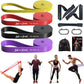BOB AND BRAD Resistance Bands for Legs and Butt, Exercise Stretch Workout Bands, Non-Slip Elastic Booty Bands, Sports Fitness Band for Hip Training Yoga with 3 Levels