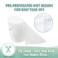 wegreeco Unscented Diaper Liners,Fragance Free and Chlorine Free - 100 Sheets Per Roll (1 Roll)