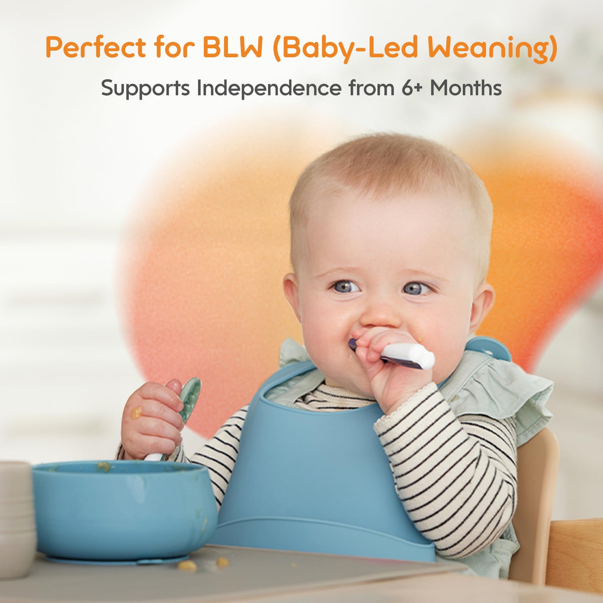 Buy now NumNum Baby Spoons Set, Baby Essentials Pre-Spoon GOOtensils for 6+ Months, First Stage Self-Feeding Spoons for Baby Led Weaning (BLW), Silicone Toddler Utensils, BPA-Free, 2 Pack Gray/Green at indiglob india