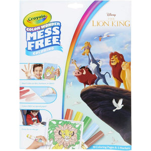 Crayola Lion King Pages & Markers Color Wonder Pad and Markers, Multicolor