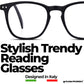 grinderPUNCH High Magnification Strong Power Readers Glasses | Available in +4.00 +4.50 +5.00 +6.00 |