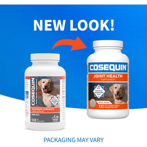 Nutramax Cosequin for Dogs Joint Health Supplement, Contains Glucosamine for Dogs, Plus Chondroitin and MSM, Supports Healthy Joints, For All Breeds and Sizes, Chewable Tablets, 132 Count