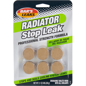 Bar's Leaks HDC Radiator Stop Leak Tablet - 60 Grams, Brown
