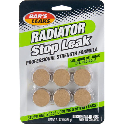 Bar's Leaks HDC Radiator Stop Leak Tablet - 60 Grams, Brown