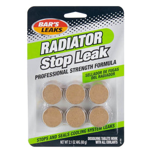 Bar's Leaks HDC Radiator Stop Leak Tablet - 60 Grams, Brown - My Store