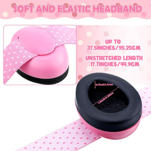 TOODOO 3-24 Months Baby Ear Protection Headphones Infant Noise Reduction Earmuffs for Toddler Kids with a Cloth Bag (Pink)