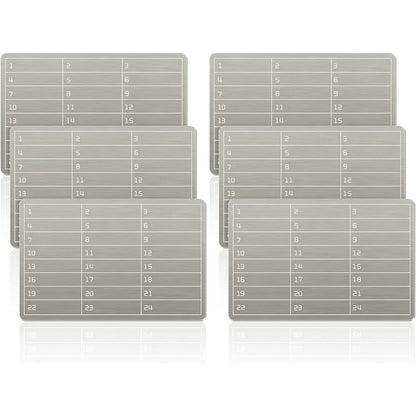 6 Plates Steel Wallet Crypto Cryptocurrency Seed Storage Crypto Wallet for Bitcoin Hardware Cold Backup