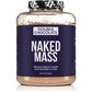NAKED Mass - Natural Weight Gainer Protein Powder - 8 LB Bulk, GMO Free, Gluten Free & Soy Free. No Artificial Ingredients - 1,250 Calories per Serving