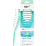 Buy now Wet Brush Speed Dry Hair Brush - Stripes (Color Wash) - Vented Design and Ultra Soft HeatFlex Bristles Are Blow Dry Safe With Ergonomic Handle Manages Tangle and Uncontrollable Hair - Pain-Free Prismatic Glow Green at indiglob india