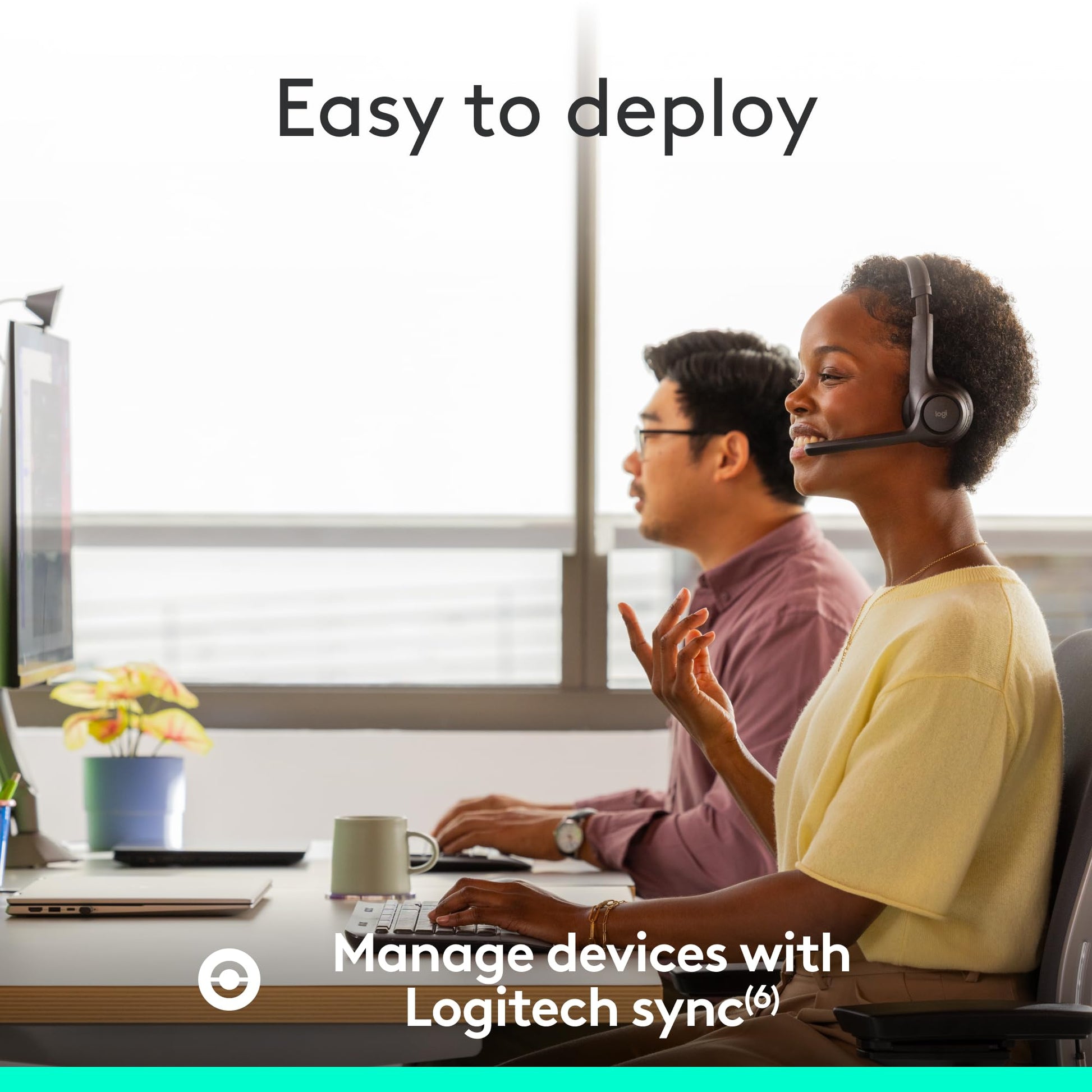 Buy now Logitech Zone 305 for Business, Wireless Bluetooth Headset with Microphone, Native Bluetooth, for Microsoft Teams, Compatible with Windows, Mac, Chrome, Linux, iOS, iPadOS, Android at indiglob india